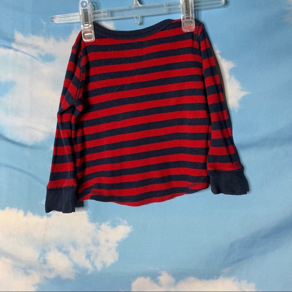 Jumping Beans- Red & Blue Striped  Shirt 18M - Picture 3 of 5